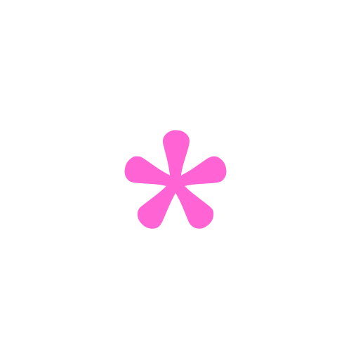 Pink Asterisk